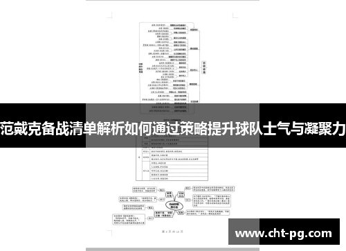 范戴克备战清单解析如何通过策略提升球队士气与凝聚力